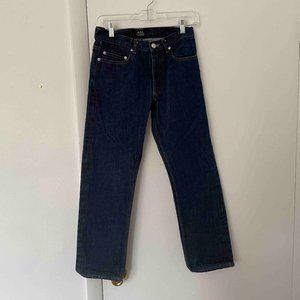 APC dark wash jeans women's size 28